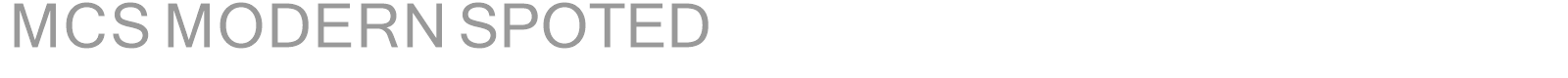 MCS MODERN SPOTED font preview